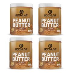 4 x 100% Peanut Butter in crunchy oder smooth