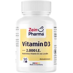 Vitamine D3 2000 I.E. (90 capsules)