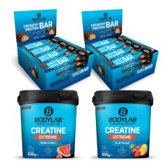 Creatine plus Deal - mit 24 x Crunchy Protein Bar 