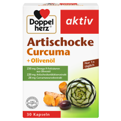 Artischocke + Curcuma + Olivenöl (30 Kapseln)