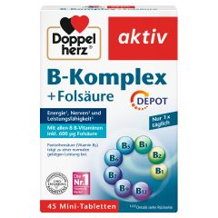 B-Komplex + Folsäure Depot (45 Tabletten)