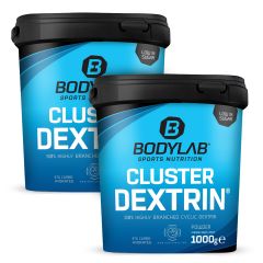 2 x Cluster Dextrin - 100% highly branched cyclic Dextrin (1000g)