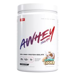 AWHEY - 100% Whey Protein Isolate - 900g - Coconut Cookie