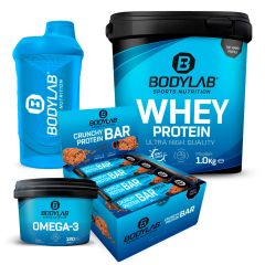 EM-Offer mit Whey, Riegeln und Omega-3