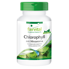 Chlorophyll mit Minzaroma (100 Kautabletten)