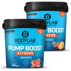 2 x Bodylab Pump Boost Extreme (elk 480g)