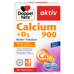 Calcium 900 + D3 + Biotin (30 Tabletten)