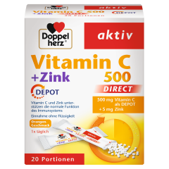 Vitamin C 500 + Zink Depot Direct (20 Sachets)