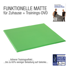 Functional Training Bodenmatte Grün + Übungs-DVD "Training mit dem Funktionalem Boden"