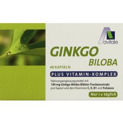 Ginkgo 100 mg (48 Kapseln)