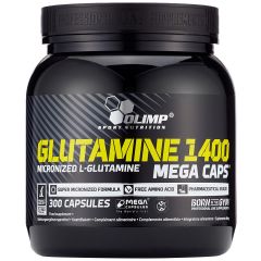 Glutamine Mega Caps 1400 (300 Kapseln)