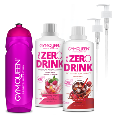 Zero Drink 2er Pack inkl. Dosierspender & Wasserflasche