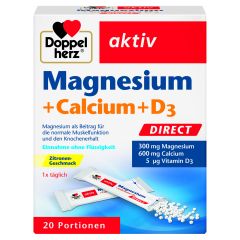 Magnesium + Calcium + D3 Direct (20 Portionen)