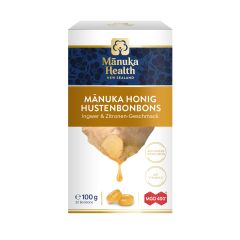 Manuka MGO 400 Hustenbonbons - 100g - Ingwer-Zitrone