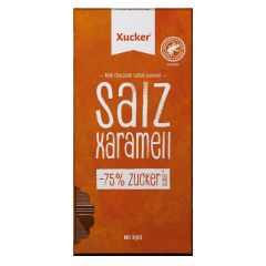 Vollmilch Xylit-Schokolade Salz-Karamell (80g)