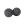 Artzt vitality Blackroll Duoball 12cm (schwarz)