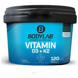 Vitamine D3 + K2 (120 capsules)