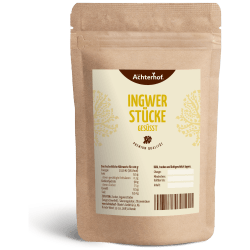 Ingwerstücke getrocknet & gesüßt (500g)