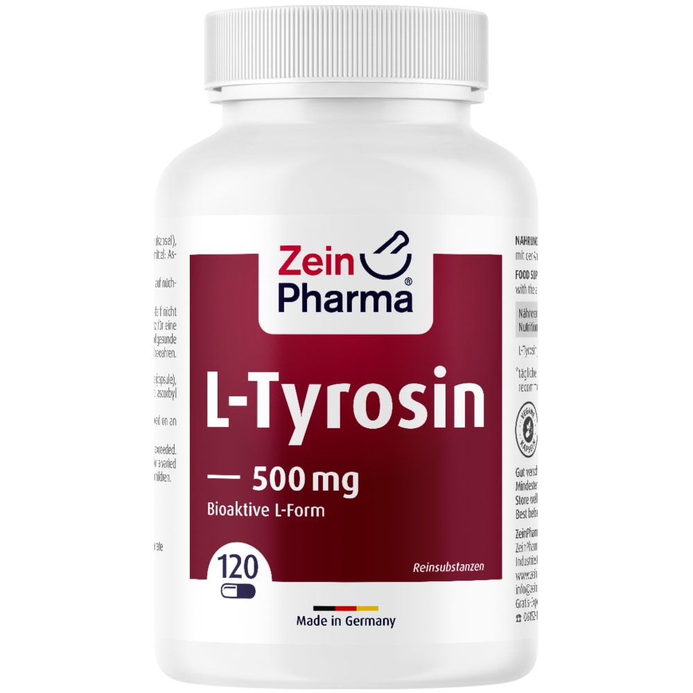 ZeinPharma L-Tyrosine capsules 500mg (120 capsules)