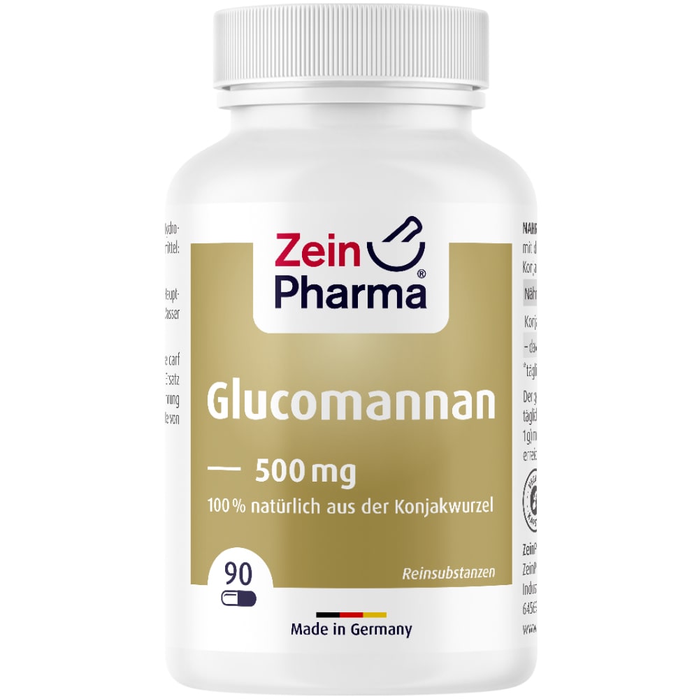 ZeinPharma Glucomannan 500mg (90 capsules)