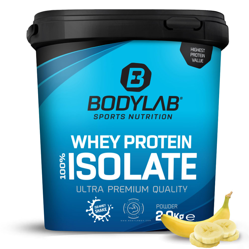 Bodylab24 Whey Protein Isolate - 2000g - Banana