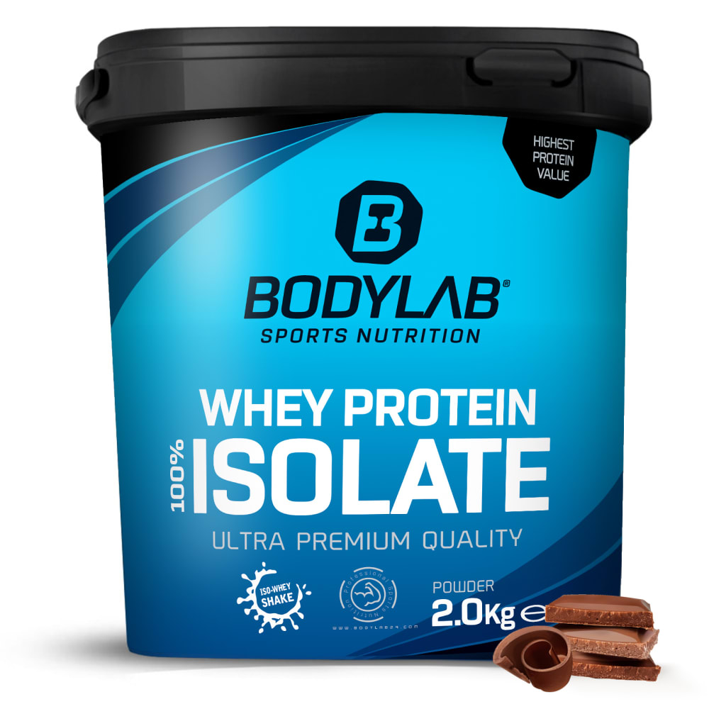 Bodylab24 Whey Protein Isolat - 2000g - Double Chocolate