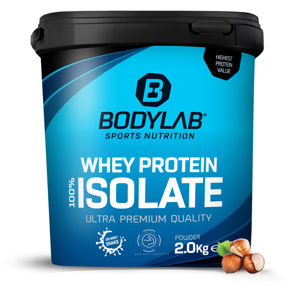 Bodylab24 Whey Protein Isolat - 2000g - Hazelnut