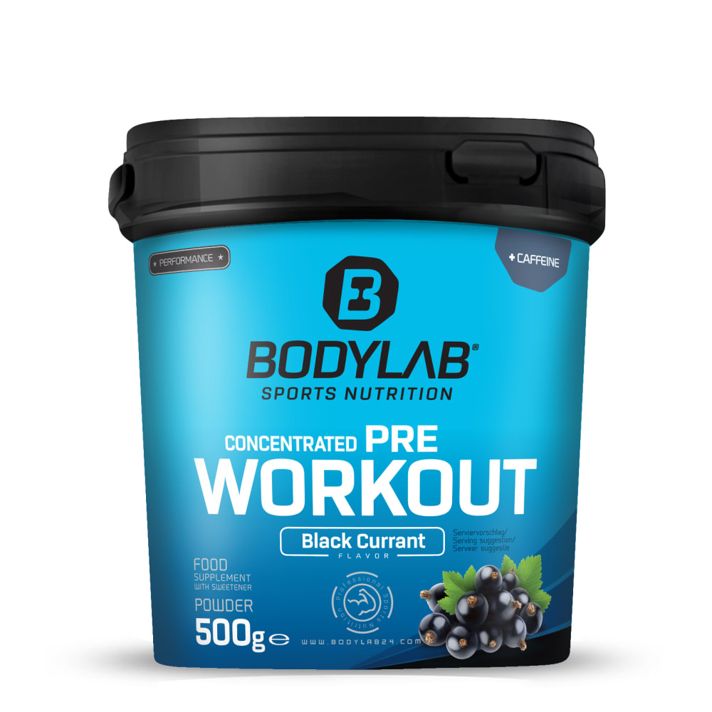 Bodylab24 Concentrated Pre Workout - 500g - Black Currant