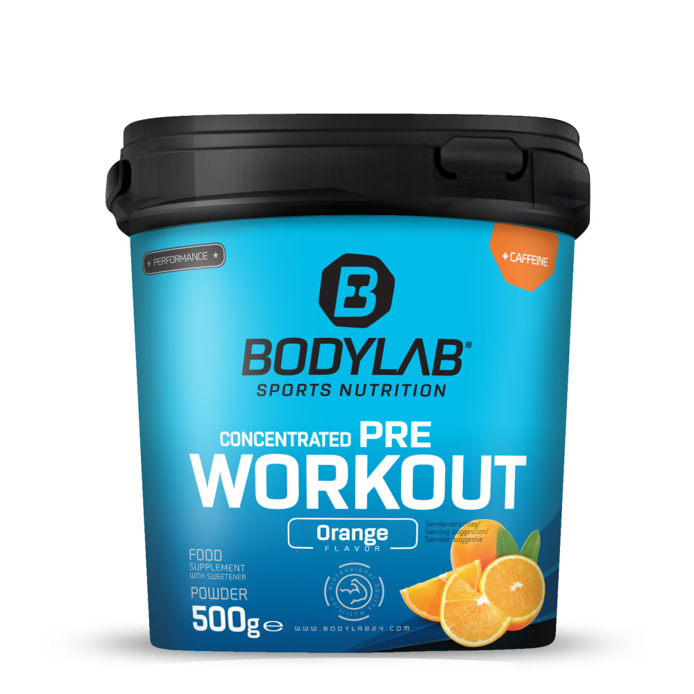 Bodylab24 Concentrated Pre Workout - 500g - Orange