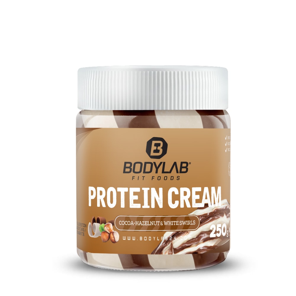 Bodylab24 Protein Cream Cocoa Hazelnut & White Swirls (250g)