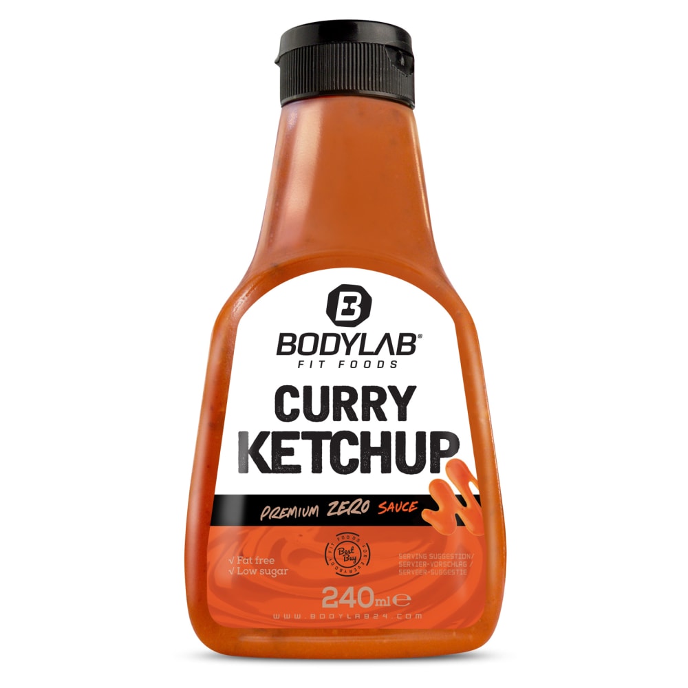 Bodylab24 Premium Zero Sauce - 240ml - Curry Ketchup