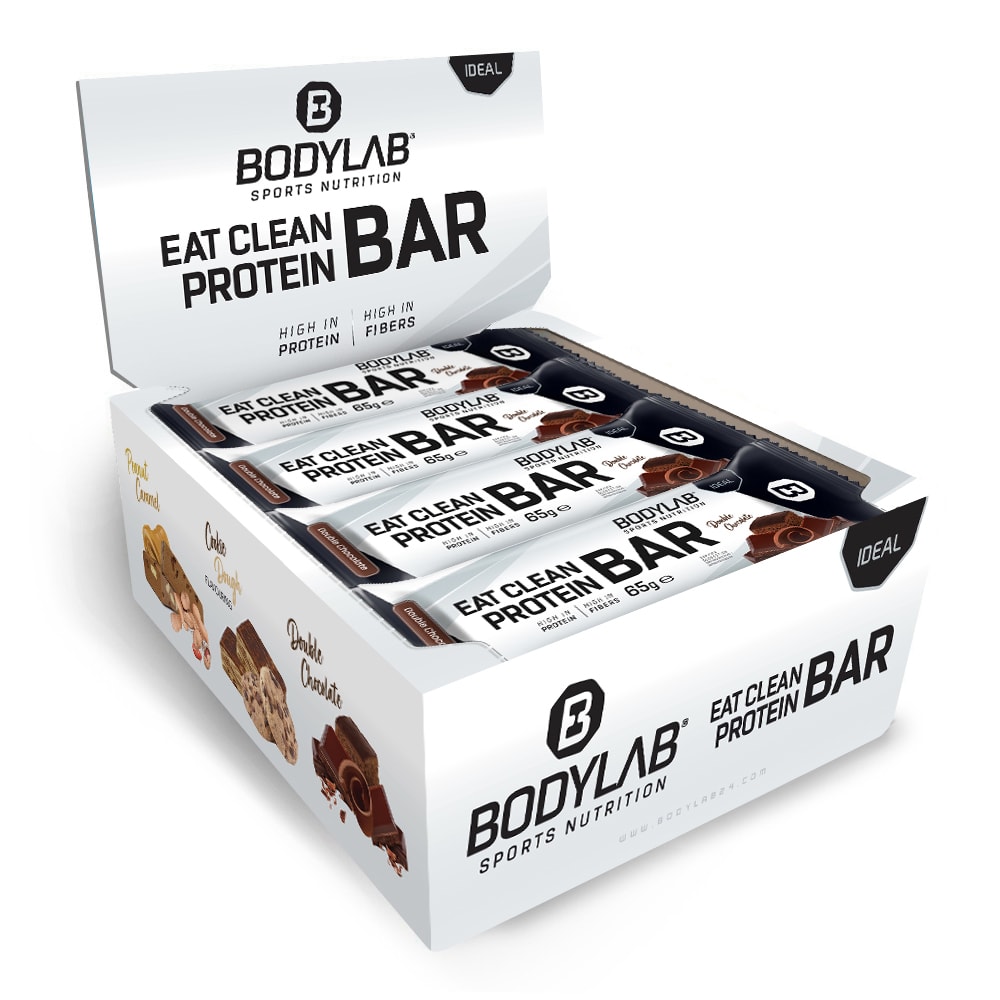 Bodylab24 Eat Clean Protein Bar - 12 x 65g - Double Choco