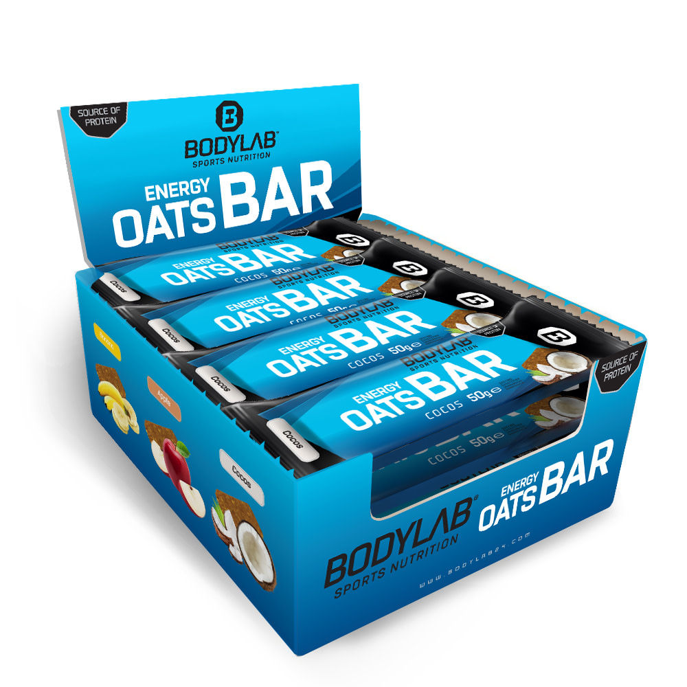 Energy Oats Bar - 12x50g - Kokos
