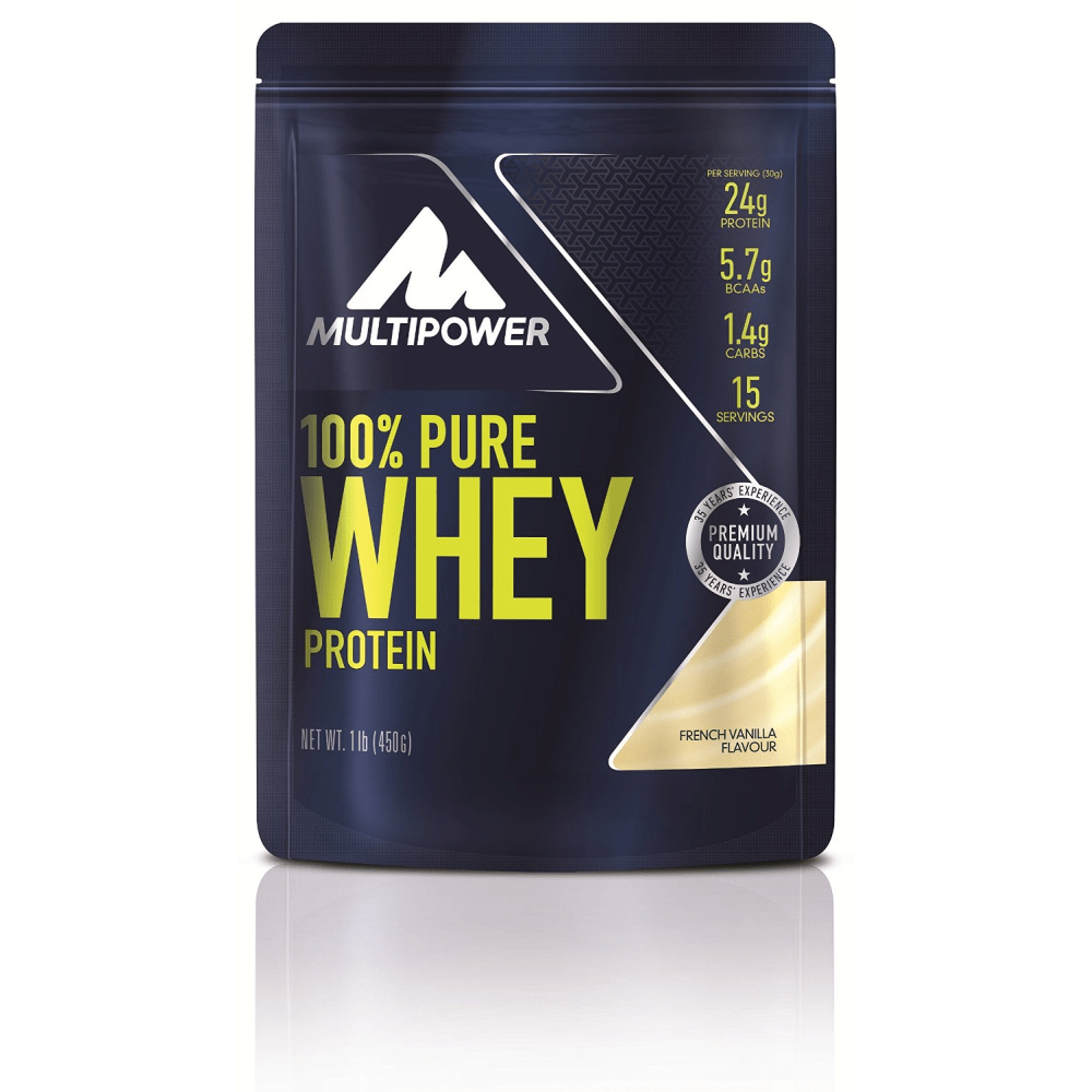 MULTIPOWER 100% Pure Whey Protein - 450g - French Vanilla