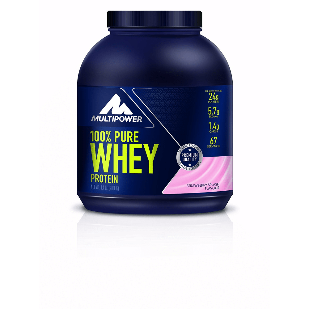 MULTIPOWER 100% Pure Whey Protein - 2000g - Strawberry