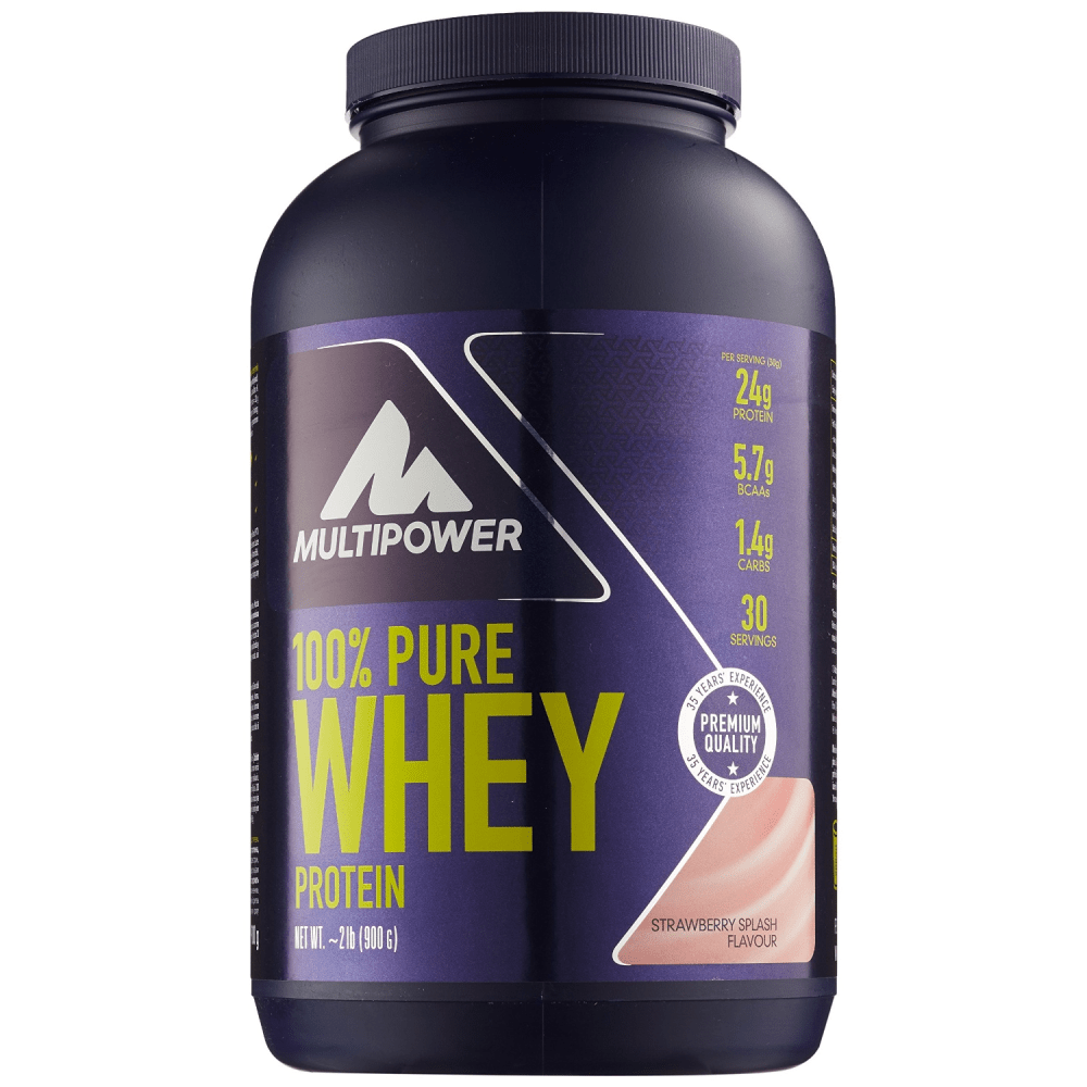 MULTIPOWER 100% Pure Whey Protein - 900g - Strawberry