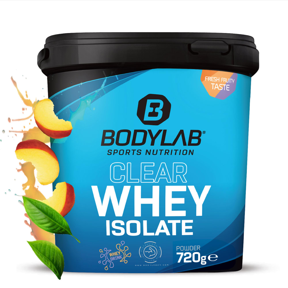 Bodylab24 Clear Whey Isolate - 720g - Icetea Peach
