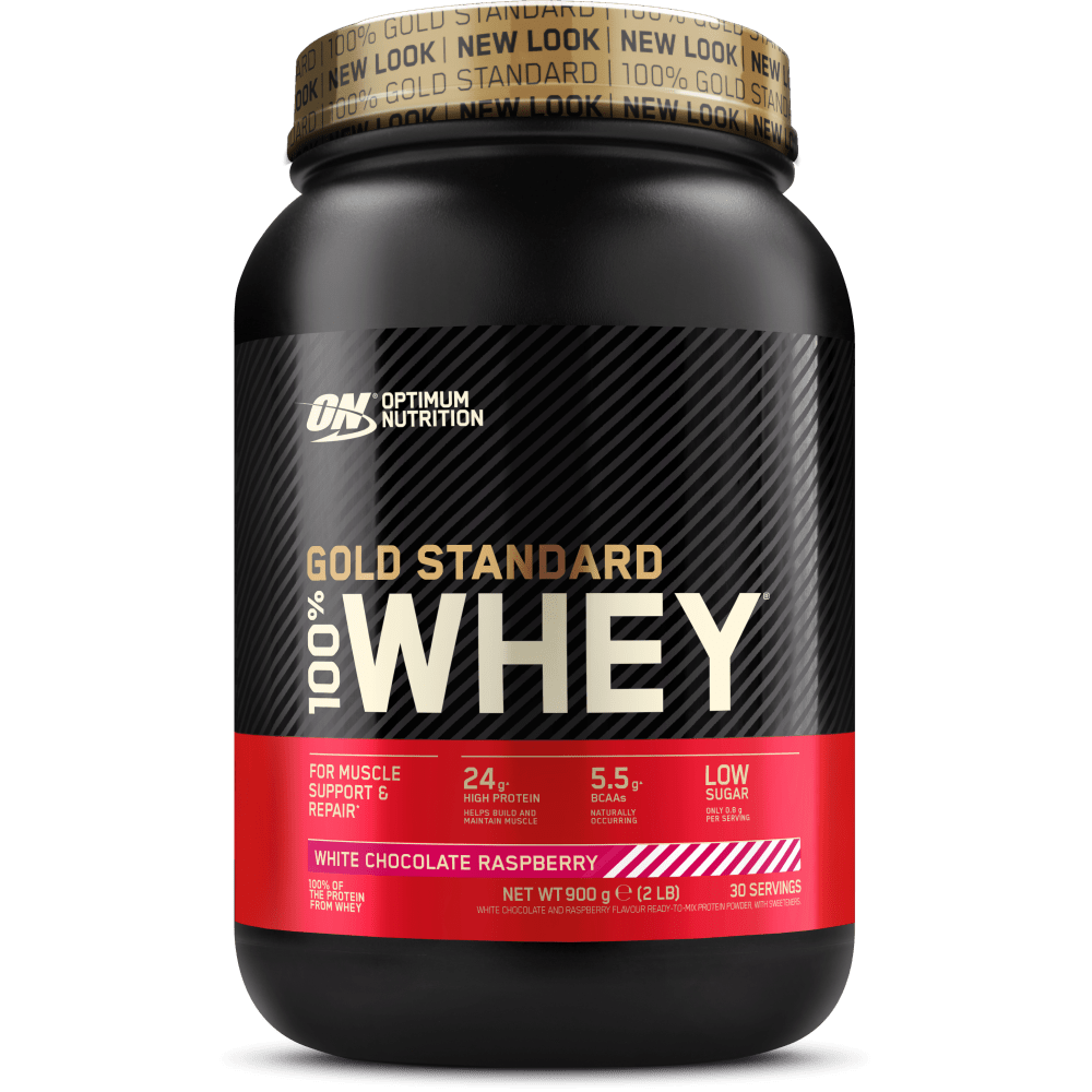 100% Whey Gold Standard - 900g - White Chocolate & Raspberry