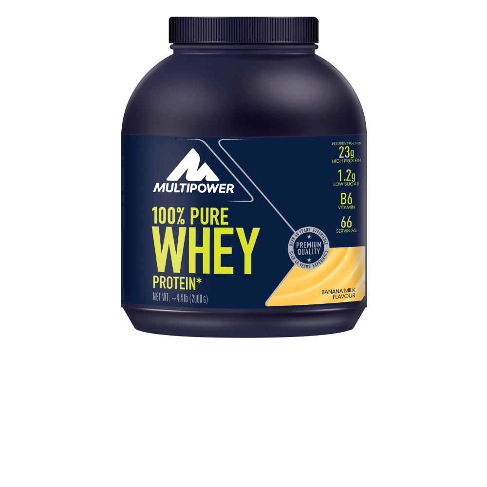 MULTIPOWER 100% Pure Whey Protein - 2000g - Banana-Milk