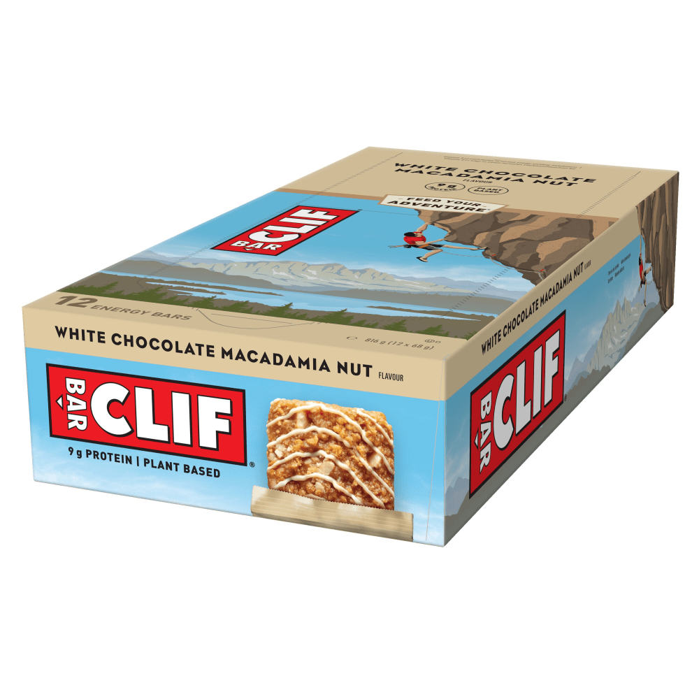 Clif Bar - 12 x 68g - White Chocolate Macadamia Nut
