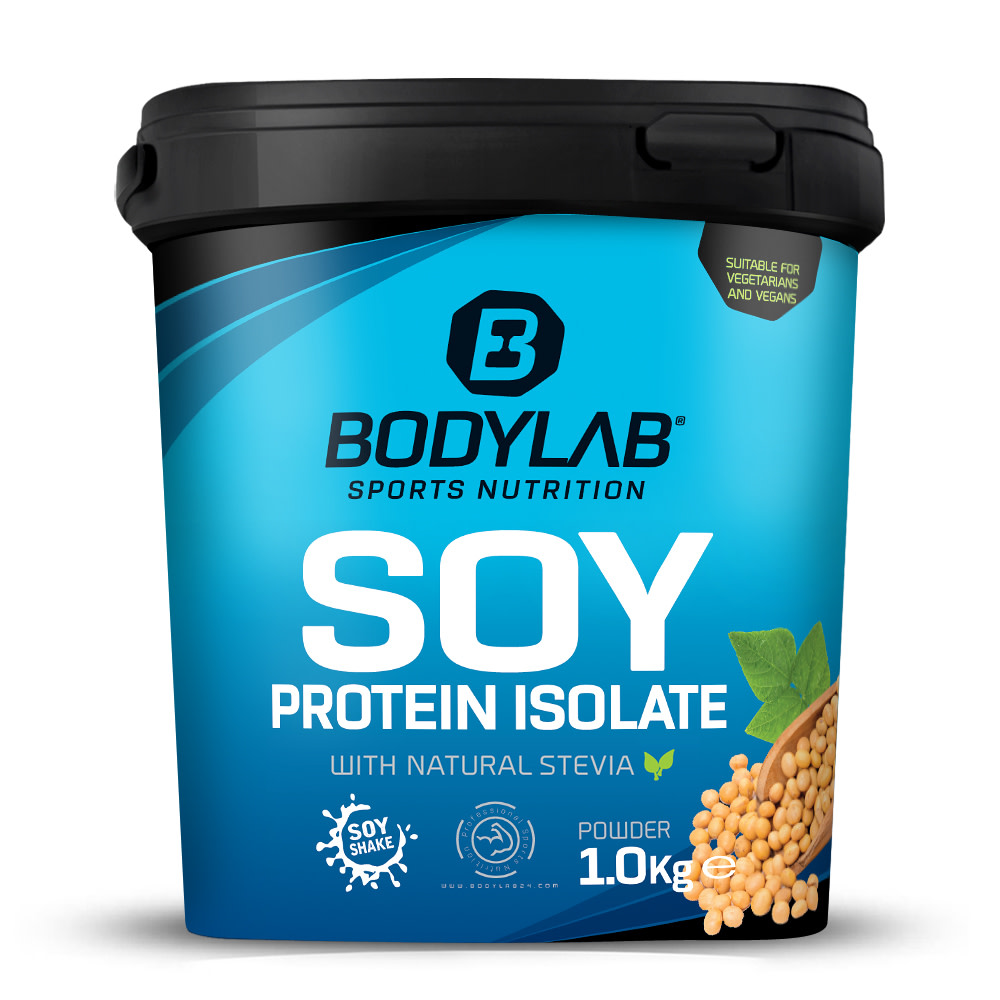 Bodylab24 Soja Protein Isolat - 1000g - Salted Caramel