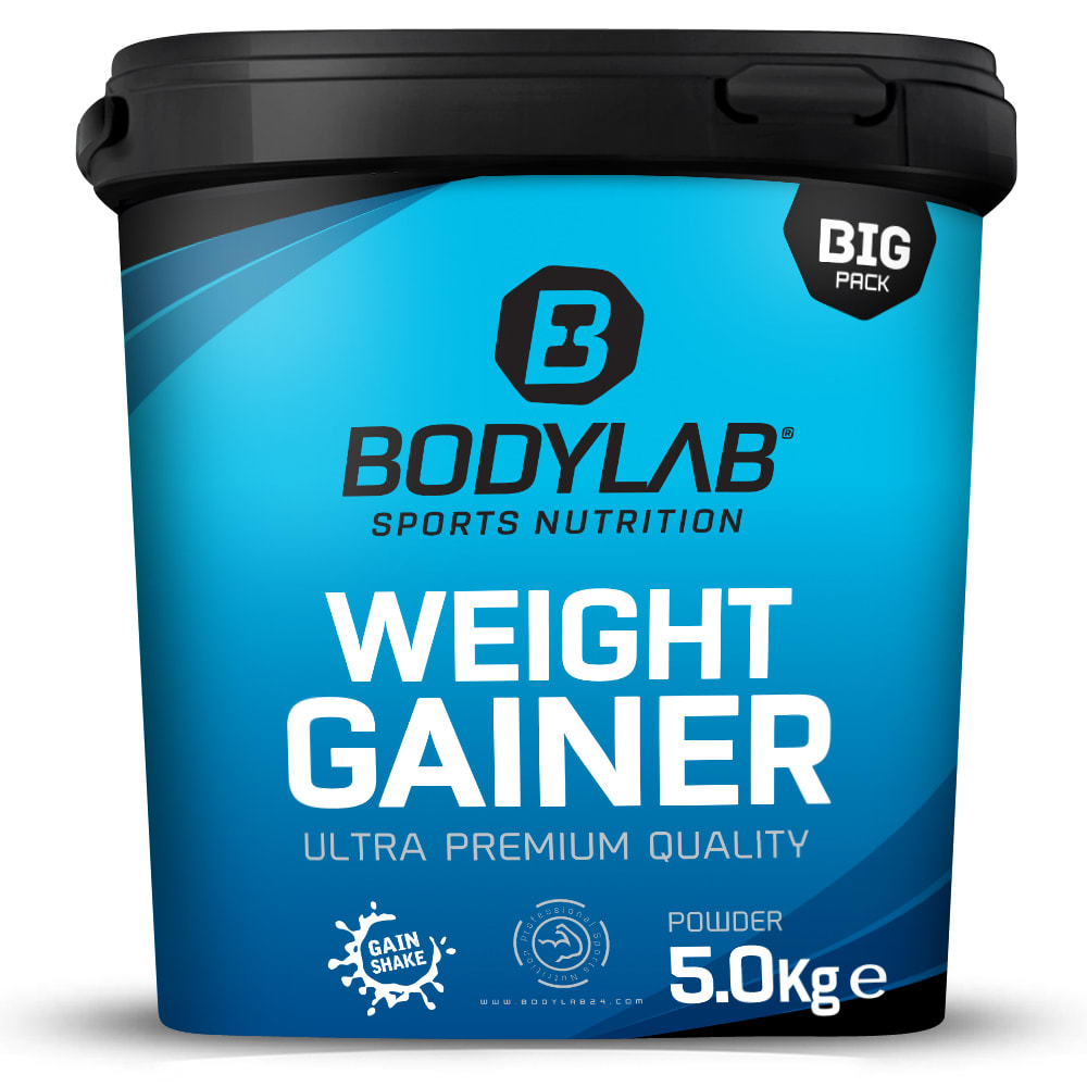 Bodylab24 Weight Gainer - 5000g - Haselnuss-Kakao