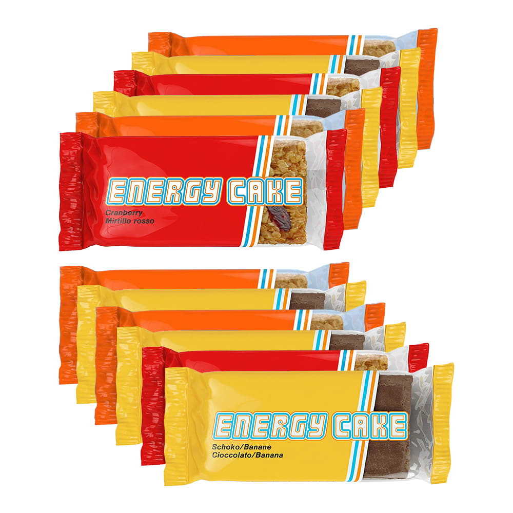 Energy Cake 12 x Energy Bar Mixed (12x125g)