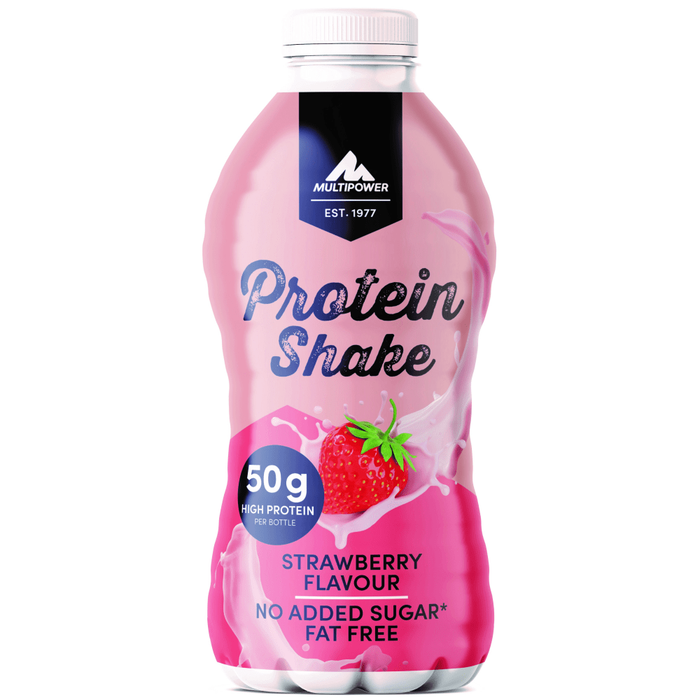 MULTIPOWER 50g Protein Shake - 6x500ml - Strawberry