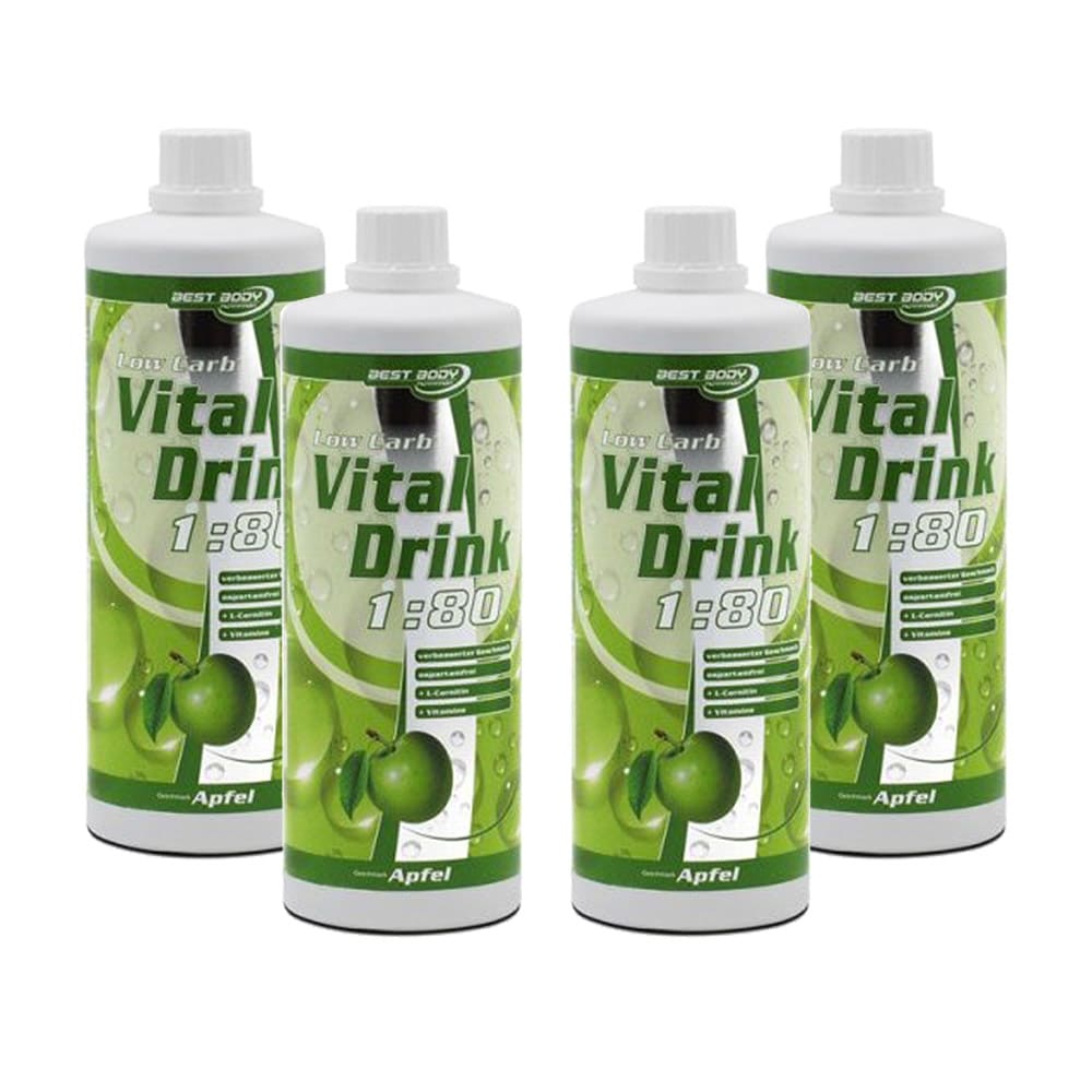 Best Body Nutrition 4 x Vital Drink Concentrate (4x1000ml)