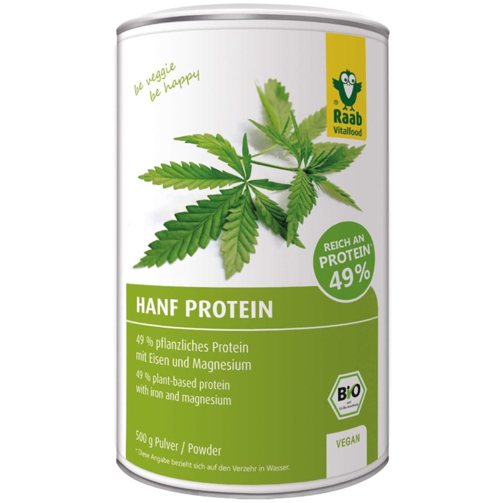 Raab Vitalfood Hemp Protein Powder Bio (500g)