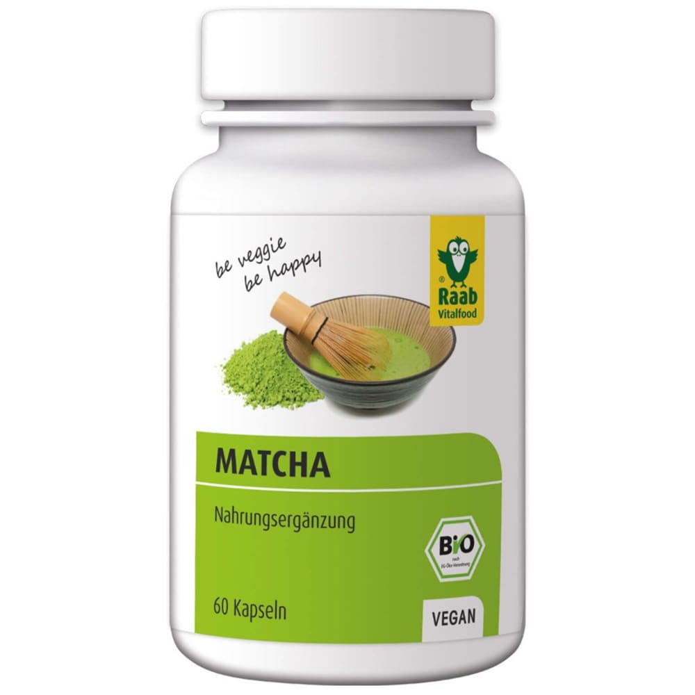Raab Vitalfood Bio Matcha Green Tea (60 capsules)