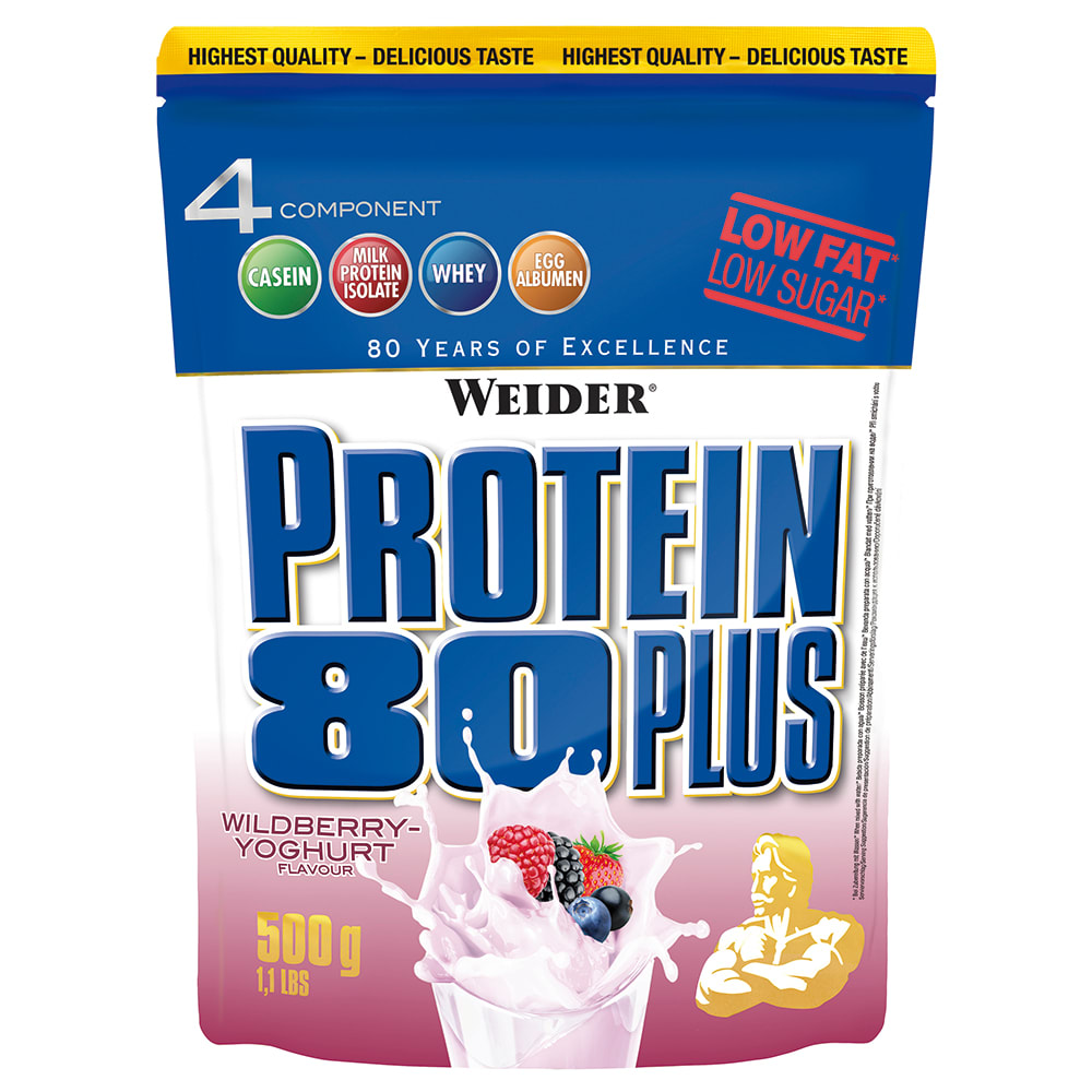 Weider Protein 80 Plus - 500g - Waldfrucht-Joghurt