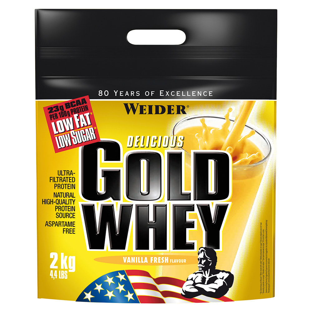 Weider Gold Whey Protein - 2000g - Vanille