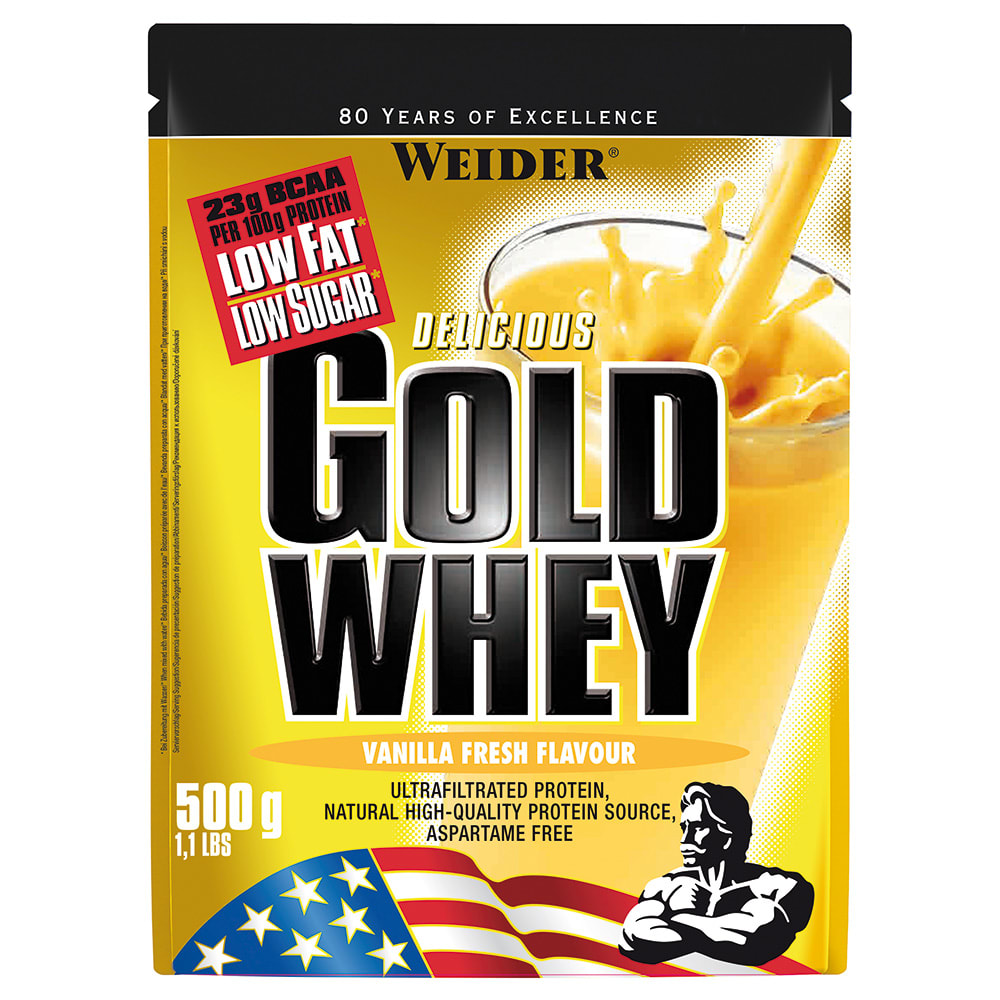 Weider Gold Whey Protein - 500g - Vanille